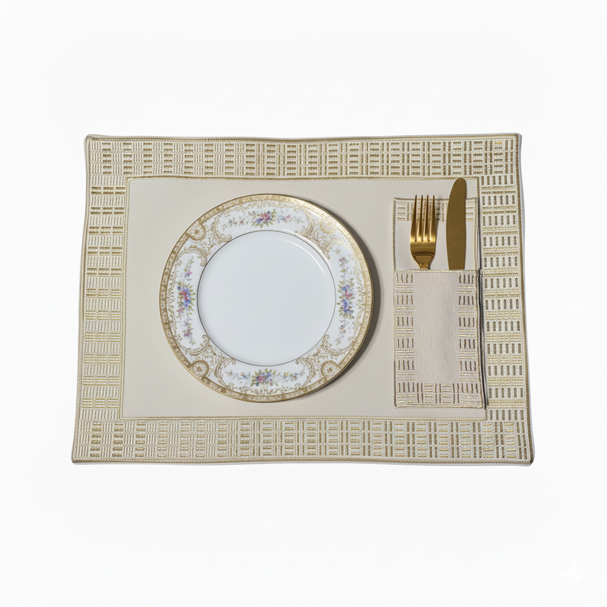 1 طقم سفرة هاند ميد - الصورة 1