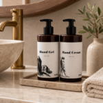 ⁦Luxury Bathroom Dispenser Set -2 pcs - منظم حمام⁩ - الصورة ⁦2⁩