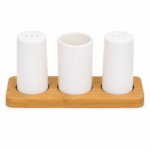 Porcelain Salt & Pepper Shaker Set - طقم ملاحات بورسلين