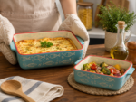 ⁦Blue Square Casserole Dish - طاجن ازرق مربع⁩ - الصورة ⁦3⁩