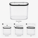 ⁦Oval Waste Basket - سلة مهملات بيضاوي⁩ - الصورة ⁦3⁩